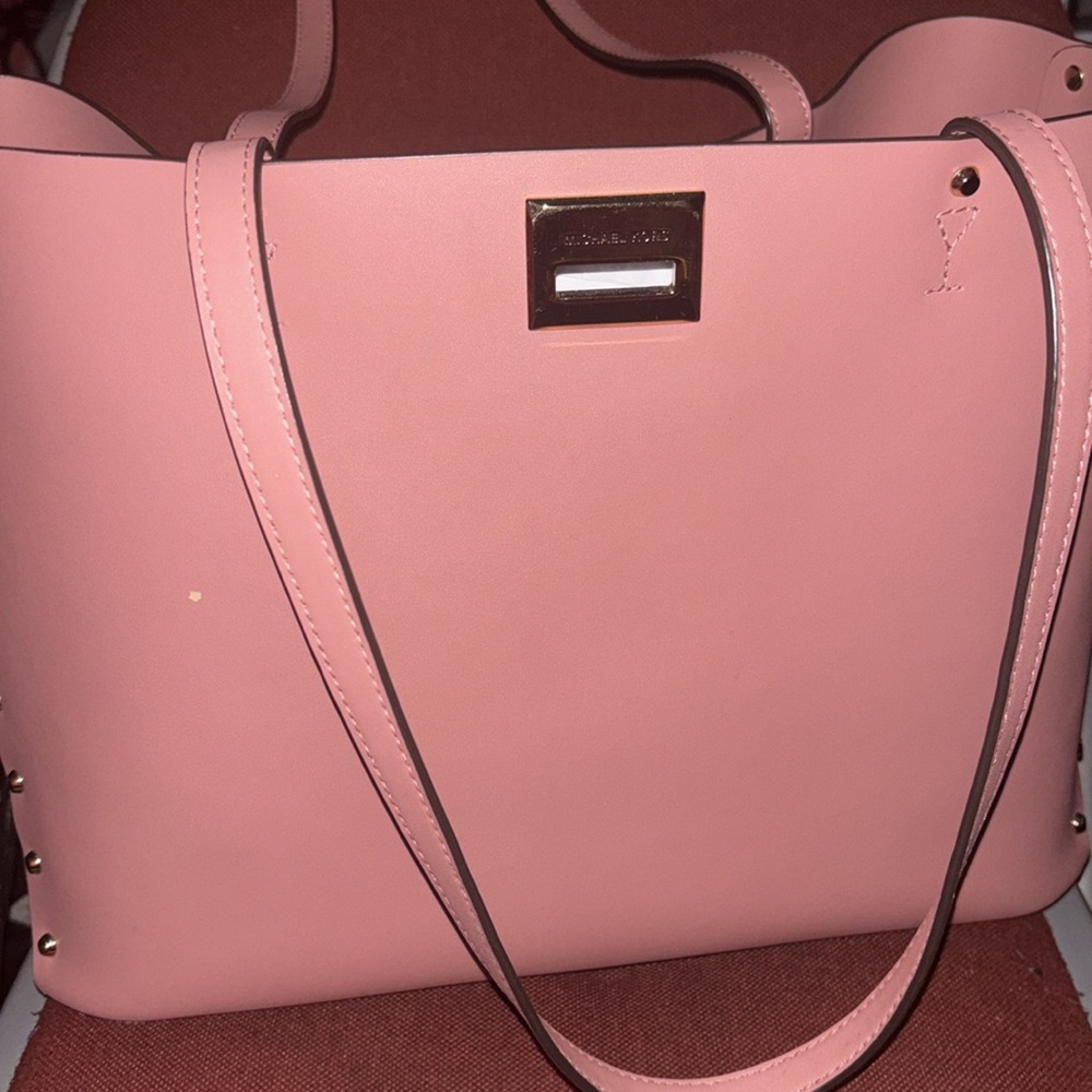 MK STUD MANHATTAN PINK BAG 💼 - Picture 11 of 11